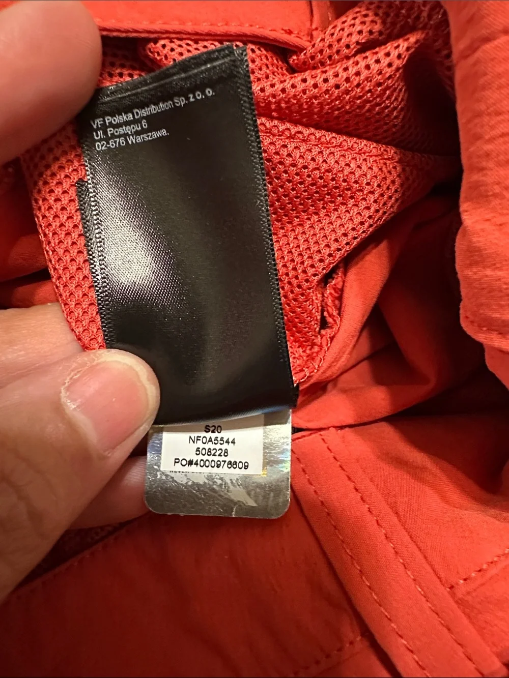 The North Face Men's Orange Red Hybrid Shorts - 34